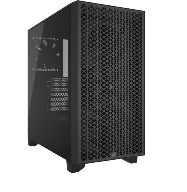 Case Corsair 3000D RGB AIRFLOW Negro Tempered Glas Mid-Tower Case N-PS 3VEN Negro ATX CC-9011255-WW