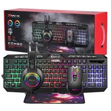 Combo Gaming Xtrime Me CMX-410 SP 4 en 1 Teclado + Mouse + Auricular + Mousepad