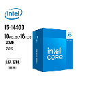 Procesador Intel Core I5-14400 14gen 2.50-4.70ghz nucleo - 16 Hilos 20mb Ddr5-4800 Uhd770 TDP 65w/148w FCLGA1700 14va Generacion