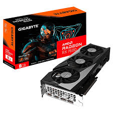 Tarjeta De Video Gigabyte Radeon RX 7600 Gaming OC 8G 8Gb 128Bit GDDR6 2DP 2HDMI 3Vent PCIe 4,0 GV-R76GAMING OC-8GD