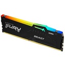 Memoria Ram Kingston 16Gb DDR5 FURY Beast RGB 5600MT/s CL40 - 1.25 XMP KF556C40BBA-16