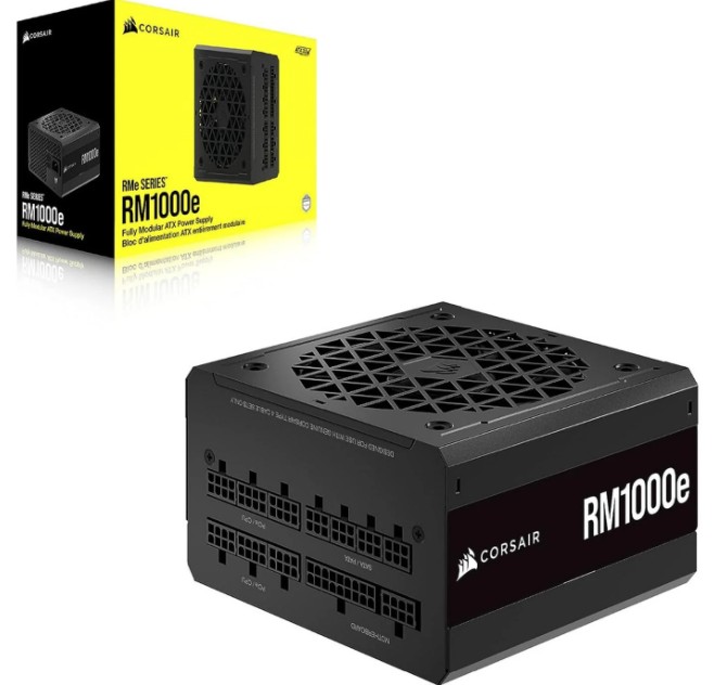 Fuente De Poder Corsair RM1000e Modular PCI5.0 1000WATT ATX/EPS Cybenetics Platinum CP-9020297-NA