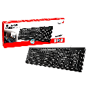 Teclado Genius SlimStar 820 Iluminado con cable USB Negro