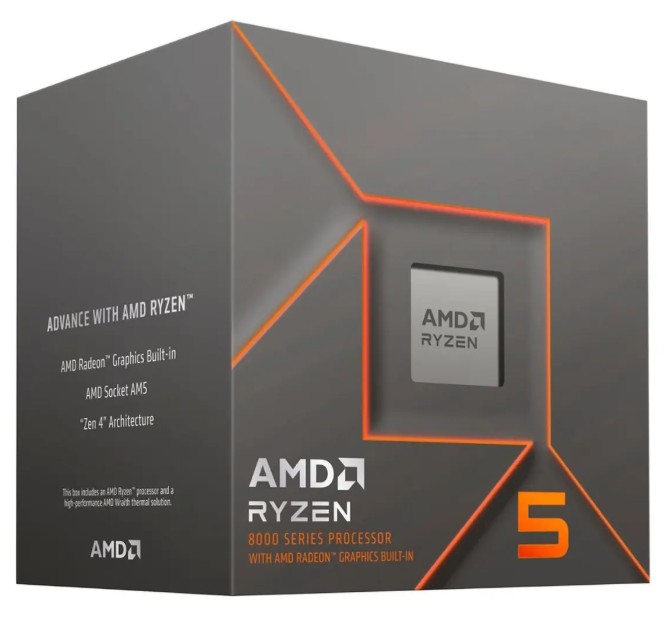Procesador Amd Am5 Ryzen 5 8500g 3.4ghz 6c 12hilos 6mb-cache 65w Vid-740-radeon