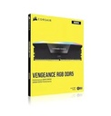 Memoria Ram Corsair 16gb (2x8Gb) Ddr5 5200MHz Vengeance RGB Black C40 CMH16GX5M2B5200C40