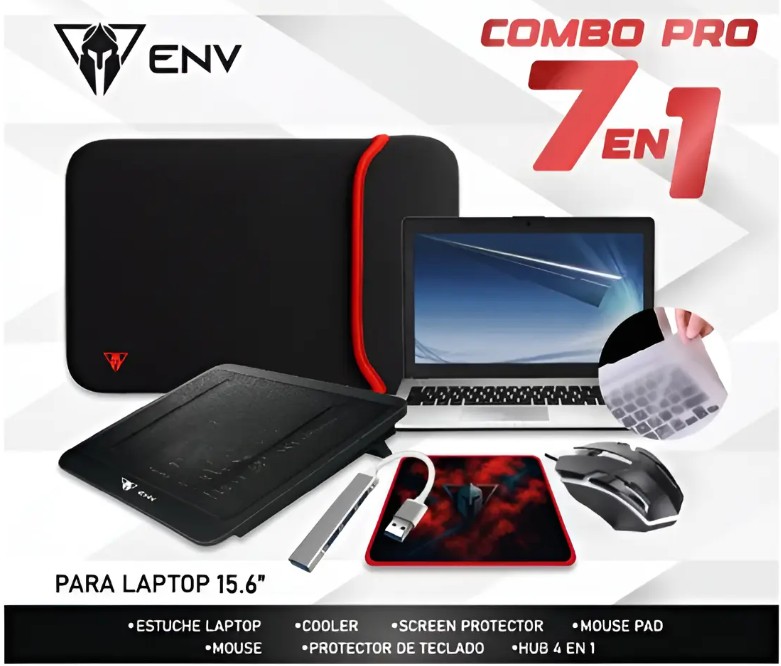 Combo Pro ENV 7 en 1 Accesorios para laptop 15,6"