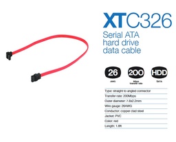 [LT0106] Cable Sata (Datos) Xtech Rojo XTC326