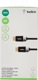 [LT0145] Cable HDMI Belkin High Speed HDMI 4K 2MT Blk