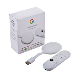 [LT0422] Chromecast 4 con Google Tv Blanco-nieve Wifi Bt Dollby Vision Hdr10 Hdmi Alimentador Usb-c