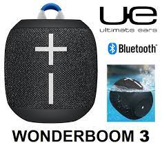 [LT0811] Parlante Ultimate Ears Wonderboom 3 Negro IPX7 Sonido 360 Bluetooth 10H Bat. USB 8RMS 984-001813