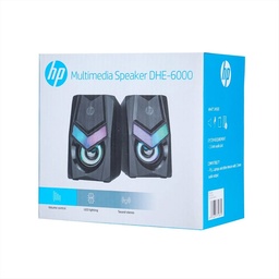 [LT0814] Parlantes  HP DHE-6000 Iluminacio led  6Watts Conector 3,5