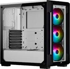 [LT1006] Case Corsair iCUE 220T RGB Blanco VIDRIO TEMPLADO MID TOWER CC-9011191-WW