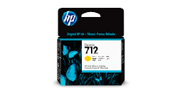 [LT1254] Cartucho HP 712 Yellow Ink 29ml 3ED69A