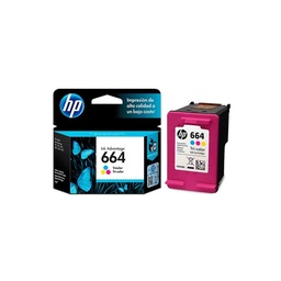 [LT1270] Cartucho HP 664 TriColor F6V28AL para 2135/2675/3635/3775/3787/3785/4535/4675