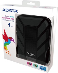 [LT1475] Disco Duro Externo Adata 1tb HD710 Negro USB3,0 Antishock Water Resist AHD710P-1TU31-CBK