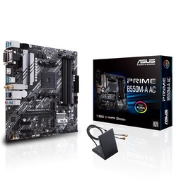 [LT1887] MBO ASUS PRIME B550M-A AC Wifi AMD AM4 Ryzen 4-DDR4 DP HDMI DVI-D M,2 1PCIE4,0 3PCIE4,0 mATX