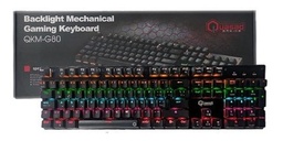 [LT2870] Teclado Gaming Quasad QKM-G80  mechanical Full size 9 modos led usb black 