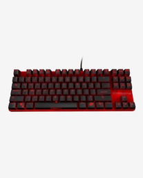 [LT2939] Teclado Gaming Ozone STRIKEBATTLE Rojo Mecanico US Brown Switch