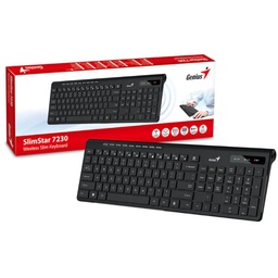 [LT3782] TECLADO GENIUS SLIMSTAR 7230 Wireless USB SP Black