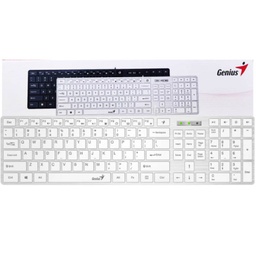 [LT3786] Teclado Genius SlimStar 126 Multimedia USB Ultradelgado Blanco