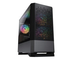 [LT3846] Case Cougar Gamer MG140 Air RGB vidrio templado Mid-Tower no incluye fuente de poder negro 385JM80.0001