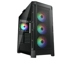 [LT3853] Case Cougar Gamer Airface PRO RGB vidrio templado Mid-Tower no incluye fuente de poder negro  385AD10.0003