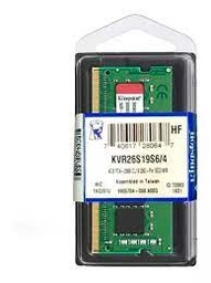 [LT3970] Memoria Ram Laptop Kingston 4GB PC-2666 KVR26S19S6/4  SO-DIMM