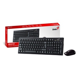 [LT3980] Teclado + mouse Genius KM-8101 Wireless/Español/USB Black