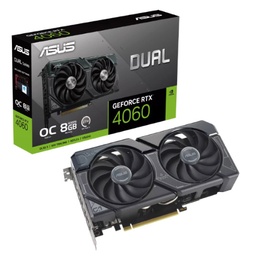 [LT4022] Tarjeta De Video Asus Dual RTX-4060 Oc Edit 8GB GDDR6 128Bits 1HDMI 3DP 2VENT PCI DUAL-RTX4060-O8G