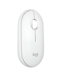 [LT4543] Mouse Logitech wireles M350S Pebble Mouse 2 White Wireless RF - BT 4000DPI 910-007047