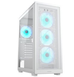 [LT4599] Case Cougar Gamer MX220 RGB vidrio templado Mid-Tower no incluye fuente de poder blanco 382AC80.0002