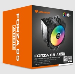 [LT4669] CPU COOLER Cougar Forza 85 ARGB Enfriamiento por aire 1 fan LGA1700 AM4/AM5 CGR-FZA85-ARGB