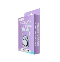 [LT4701] Audífono + micrófono UnnoTekno HS7508WT colors earbuds inalambricos TWS blanco