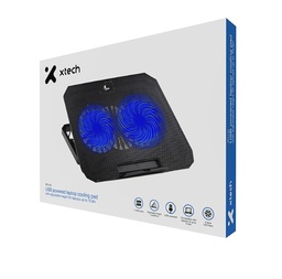 [LT4739] Laptop Cooler para Netbook 15.6" XTA-156 2 Ventiladores 140mm 2USB