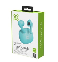 [LT4825] AUDIFONO + MICROFONO TUNEXBUDS KLIP XTREME KTE-007AQ AQUA
