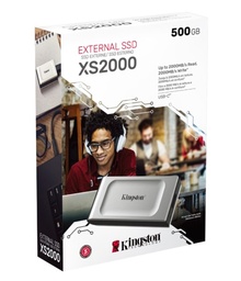 [LT4828] SSD Kingston Externo XS2000 1Tb Usb Type-C USB 3,2 Gen 2x2 2000MB/s lectura y 2000MB/s escritura SXS2000/1000G