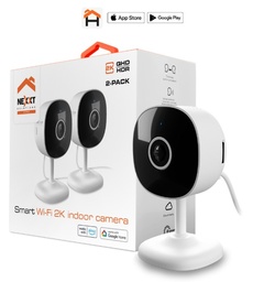 [LT4879] Camara Nexxt Solutions Home NHC-I710 2PK 2K QHD HDR Smart Wifi 2k Indoor 2-Pack