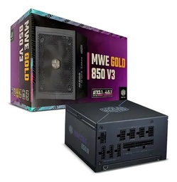[LT4890] Fuente De Poder Cooler Master MWE GOLD 850 V3 850W 80Plus Gold ATX3.1 PCIe5.1 MPE-8506-ACAG-BUS