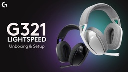 [LT4981] Audifono Logitech G321 Gaming LighSpeed Wireless & Bluetooth Stereo Negro 981-001562