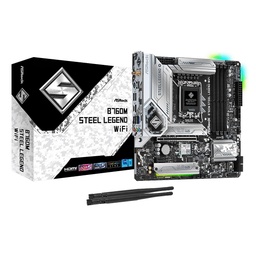 [LT4988] Tarjeta Madre ASROCK B760M Steel Legend 14va LGA1700 4DDR5 WIFI HDMI DP M.2 15USB PCIE5.0 mATX
