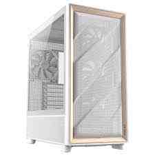 [LT4997] CASE ANTEC/FLUX WOOD WHITE MID TOWER 3X120MM IN FRONT 1X120MM REVERSE FAN 1X140MM REAR